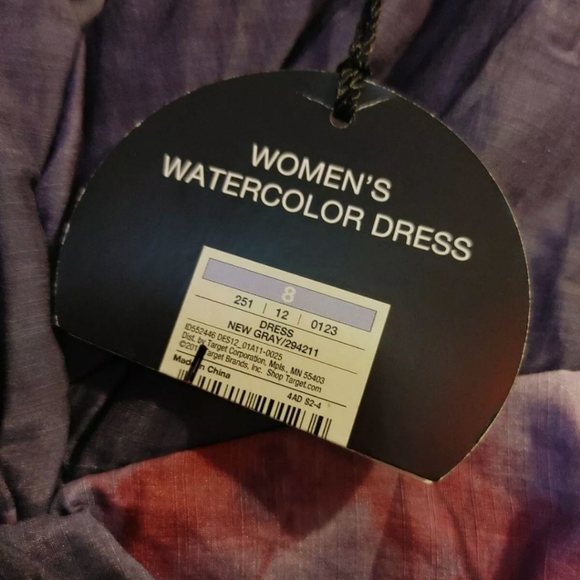 Lela Rose For Neiman Marcus Target Purple Floral Dress Size 8 NWT. - Picture 5 of 5